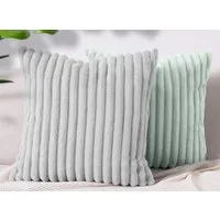 Amilian Dekokissen Sofakissen Couchkissen 2er Set Zierkissen mit Kissenfüllung, (2 Stück), 40x40 cm, Dekokissen mit Füllung und Bezug, Wohnkissen