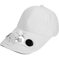 Bwecuy Baseball Cap Solar-Ventilator Kappe Baumwolle Sporthut Sonnenenergie