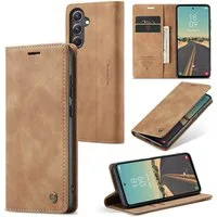 SmartUP Smartphone-Hülle für Samsung Galaxy S24 FE 5G Klapphülle Fliphülle Tasche Case Cover 6,7 Zoll, Integrierte Standfunktion, zwei Kartenfächer