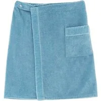 Zwoltex Saunatuch Druckknopf Saunakilt Herren weich & flauschig I 100% Baumwolle
