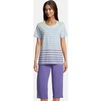 Hajo Pyjama Klima Komfort (Set, 2 tlg) Schlafanzug - Baumwolle - Atmungsaktiv