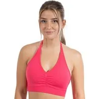 Smilodox Sport-BH Silvia, Sport Bra Shaped Fit Neckholder Design Yoga Alltag Seamless BH Herausnehmbare Cups Verstellbare Träger Top Fitness