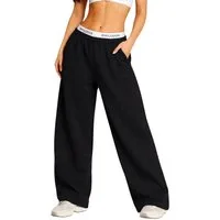 Smilodox Jogginghose Damen Siara, Bequeme Freizeithose mit Seitentaschen, Gym & Homewear Trainingshose mit verstellbarem Beinabschluss