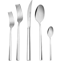 Karaca Besteck-Set Karaca Tivoli 30-teiliges Besteckset für 6 Personen, Silber (30-tlg), 6 Personen, 18/10 Edelstahl