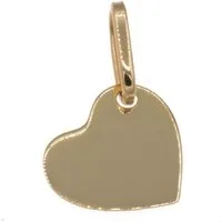 Bella Carina Herzanhänger Anhänger Herz 585 Gold 14 Karat Breite 8,4 mm Breite, 585 Gold