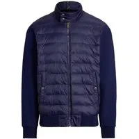 Polo Ralph Lauren Steppjacke Herren Gesteppte Jacke Blouson Bomber Gestepptes Vorderteil Isolierung mit Doppelstrick