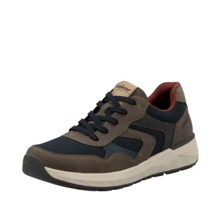 Rieker Sneaker Schnürschuh, Halbschuh, Freizeitschuh mit weichem Schaftrand