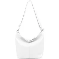 ITALYSHOP24 Shopper MADE IN ITALY Damen Leder Tasche Shopper Umhängetasche Cross Over Body, Brusttasche Bag große 3xFach geteiltes Hauptfach Freizeit Abend Urlaub