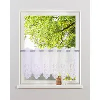 OTTO home Scheibengardine Maarle (1 St), Durchzuglöcher, transparent, Polyester