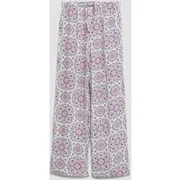 s.Oliver Chinos Hose WIDE LEG Wide Leg-Hose aus Crinkle-Viskose