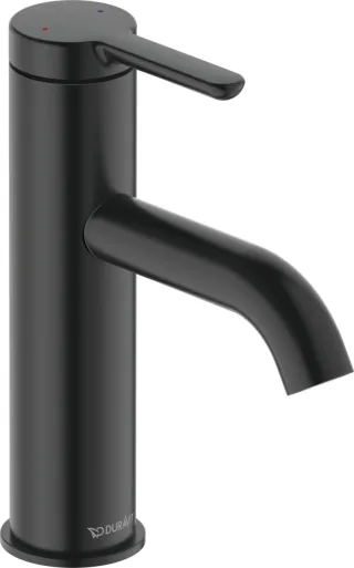 Duravit C.1 Einhebel-Waschtischmischer Schwarz Matt 143x40x175 mm - C11020002046 C11020002046