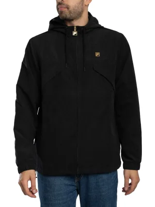 Fila Leichte Bunny-Jacke, Schwarz