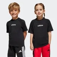 adidas Sportswear T-Shirt LK LIN TEE 160 für Kinder, Rundhalsausschnitt, ohne Verschluss, weiches Material