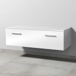 Sanipa Anbau-/Solitärschrank mit Auszug 2morrow (G2237) 340x1200x520 Weiß-Glanz, G223778 G223778