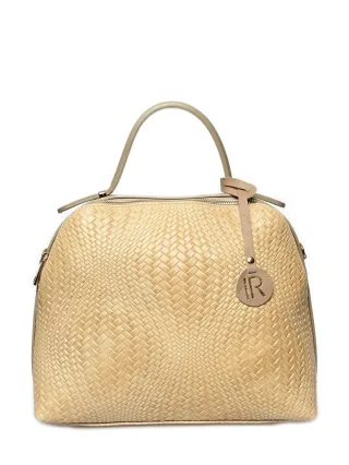 Isabella Rhea Beige Rindsledertasche