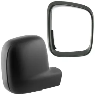 Spiegelkappe Außenspiegel Gehäuse + Rahmen RECHTS für VW T5 2003-2009 / Caddy III 2K 2003-