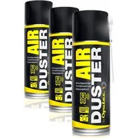 Oputec 3 x 400ml Druckluftspray Air Duster Druckgasreiniger Tastatur Reiniger Druckluftreiniger (Spar-Set)