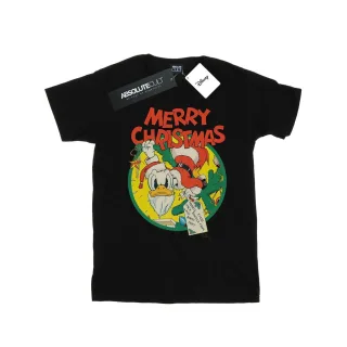 Disney - "Merry Christmas" T-Shirt für Herren (Schwarz)