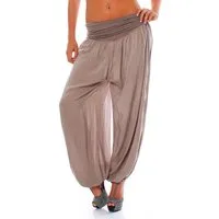 malito more than fashion Haremshose malito Damen Pumphose in Uni Farben, Haremshose zum Tanzen, Aladinho Sommer Haremshose Einheitsgröße
