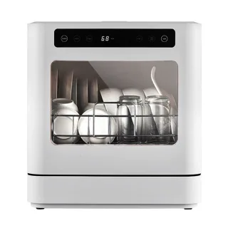 [EU Direct] NovuLife Countertop Dishwasher With Built-in Water Tank 4 Programs PTC Hot Air Drying 360° 2 Sprayers Water-