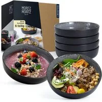 Moritz & Moritz Suppenschüssel Moritz & Moritz 6x Schüssel Anthrazit Klein