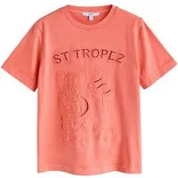 Next T-Shirt Schweres T-Shirt, bestickt und perlenbesetzt (1-tlg)