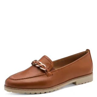 Tamaris - Da.-Slipper cognac leather - Gr. - 41