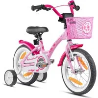 PROMETHEUS BICYCLES Kinderfahrrad HAWK 12 Zoll ab 3 Jahre, 1 Gang, Junge Mädchen Fahrrad Kinder mit Rücktrittbremse Stützräder