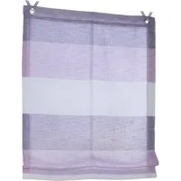 Kutti Raffrollo Marit, mit Hakenaufhängung, ohne Bohren, halbtransparent, Polyester, Hakenaufhängung