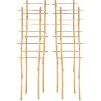 Grüner Jan Spalier 4x Bambusspalier 60cm Rankhilfe Blumenstütze Rankgitter Kletterhilfe S