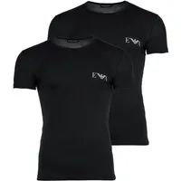 Emporio Armani T-Shirt Herren T-Shirt 2er Pack Baumwolle BOLD MONOGRAM (Packung, 2er Pack)