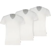 Levi's® V-Shirt (3er Pack) mit V-Ausschnitt und kurzem Arm, Cotton-Mix