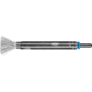 PFERD TOOLS lange Pinselbürste ungezopft PBUL 10mm Schaft 6 mm Edelstahl-Draht - 43216005