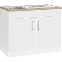 KOCHSTATION Spülenschrank KS-Gera Breite 100 cm