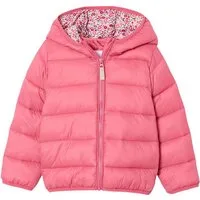 vertbaudet Steppjacke Mädchen Light-Steppjacke mit Kapuze, Recycling-Polyester