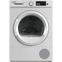 Telefunken Wärmepumpentrockner TWP7EW, 7kg Trockner mit Knitterschutz, Wäschetrockner mit 15 Programmen, weiß