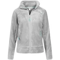 Geographical Norway Fleecejacke Damen Teddy Fleece Jacke Herbst Frühlings Jacke Sweater Übergangsjacke