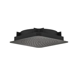 hansgrohe Kopfbrause 270 1jet PowderRain 28814330 270 1jet PowderRain, Decke polished black chrome