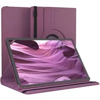 EAZY CASE Tablet-Hülle Rotationcase für Samsung Galaxy Tab S11 11 Zoll, Tablet-Hülle Bookstyle Case Fullcover Schutz Tasche Stehfunktion Lila