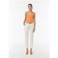 comma 7/8-Hose Hose Chino mit integriertem Gürtel