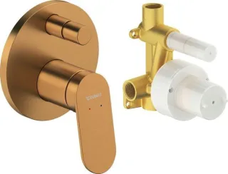 Duravit Wave Einhebelmischer Unterputz-Set Rostte WA4210008004