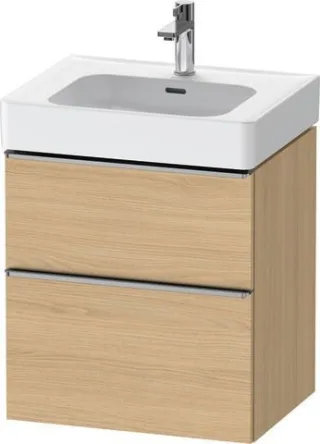 Duravit D-Neo Waschtischunterbau wandhängend Natur Eiche Matt 584x452x625 mm - DE4376070300000 DE4376070300000