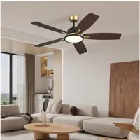 BBWL Deckenventilator LED mit Fernbedienung 110-240V 6-Stufen Timer dimmbar APP Steuerung