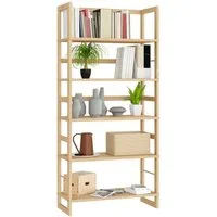 Casaria Standregal Öland, Badregal Holz 5 Böden Kellerregal Holzregal Bad Badezimmer Keller