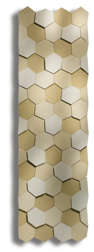 Caleido honey zweilagig Badheizkörper B: 650 mm x H: 2200 mm FHONE2200D-1013