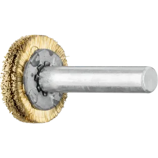 PFERD TOOLS Rundbürste ungezopft RBU Messing-Draht mit Schaft - 43101002