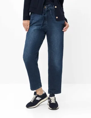 Raphaela by Brax Damen Chino Style CARRIE STONED USING & BUFFIES, denim blau, Gr. 36