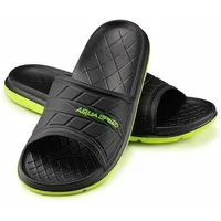 Aqua Speed ASPEN Badelatschen + kl. Fasertuch Duschsandalen Badeschlappen Badepantolette