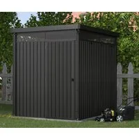 KONIFERA Gerätehaus Gartenhaus Stefano mini, BxT: 204x245 cm, (Set), Metall