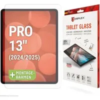 Displex Displayschutzfolie Tablet Glass für Apple iPad Pro 13" (2024/2025), Displayschutz, Bildschirmschutz, kratz & stoßfest, einfaches Anbringen